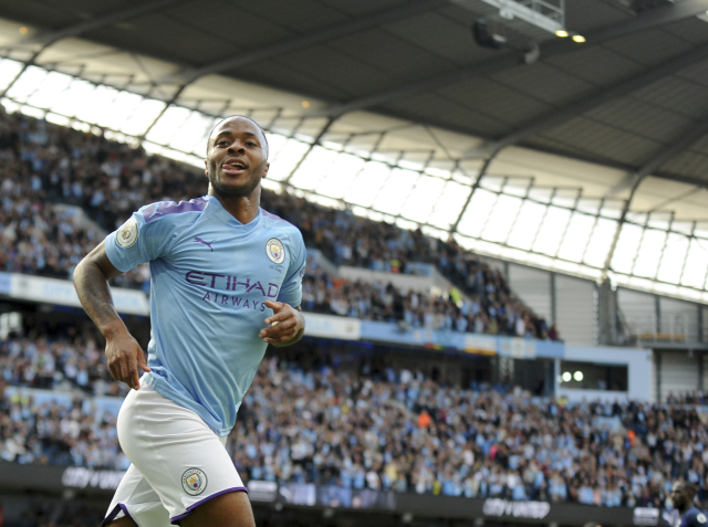 Anglický fotbalista Raheem Sterling.