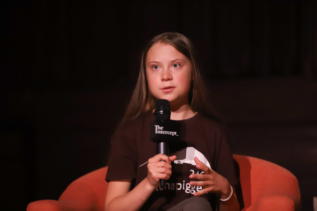Greta Thunbergová.