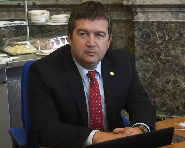 Předseda ČSSD Jan Hamáček .