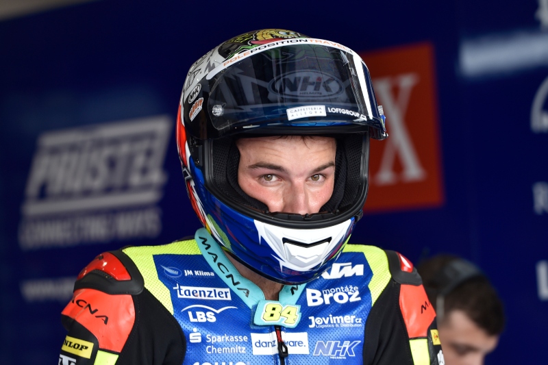 Český motocyklový závodník Jakub Kornfeil.