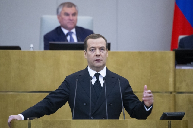 Ruský premiér Dmitrij Medveděv. 
