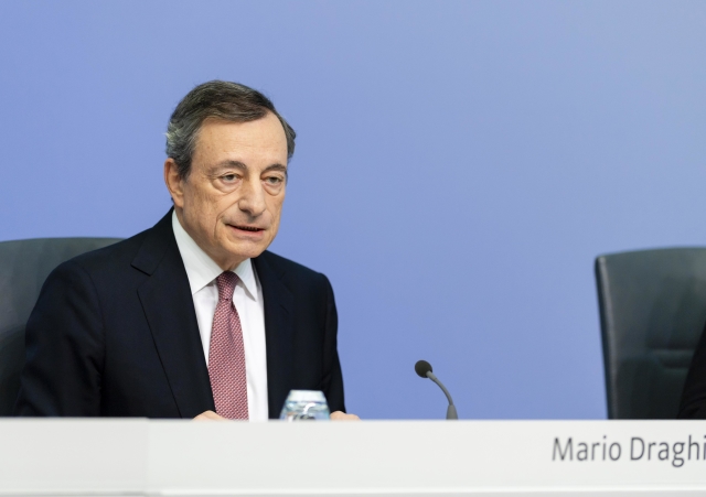 Šéf Evropské centrální banky Mario Draghi.
