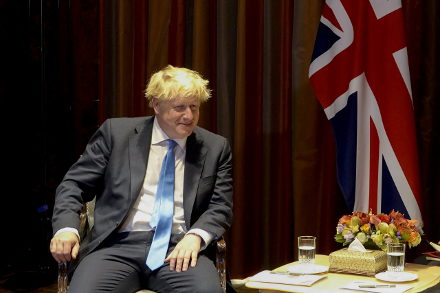 Britský premiér Boris Johnson.