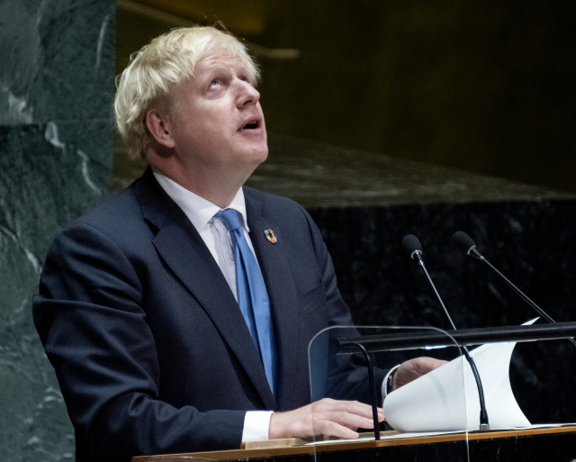 Britský premiér Boris Johnson.