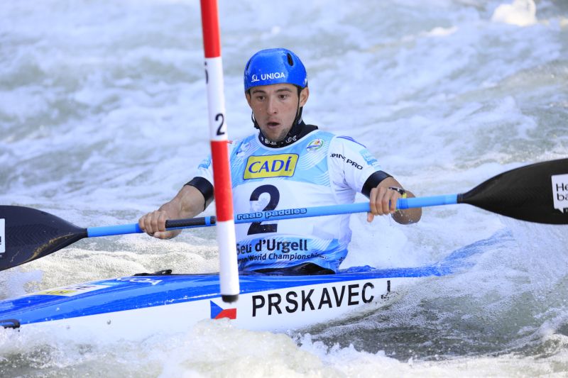 Kajakář Jiří Prskavec.