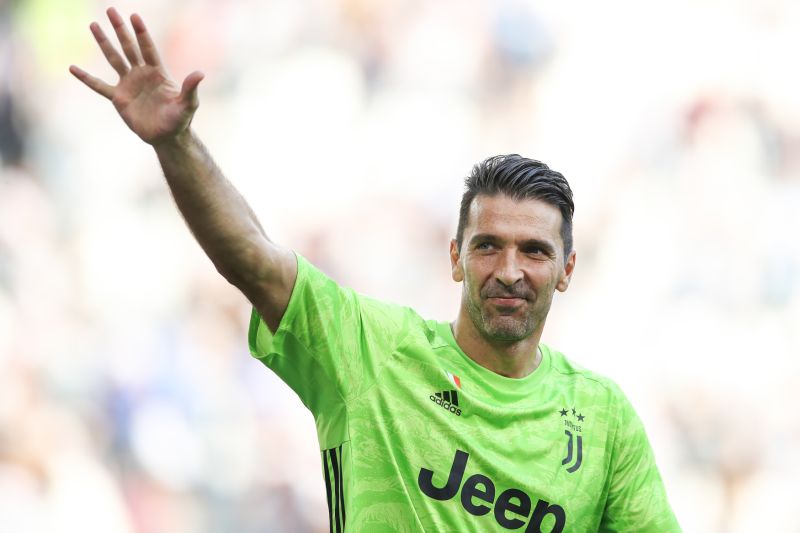 Brankář Juventusu Gigi Buffon.