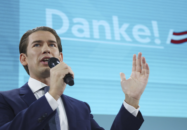 Předseda Rakouské lidové strany (ÖVP) Sebastian Kurz.