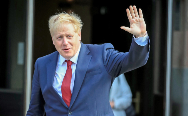 Britský premiér Boris Johnson.