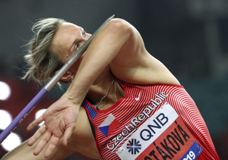 Oštěpařka Barbora Špotáková.