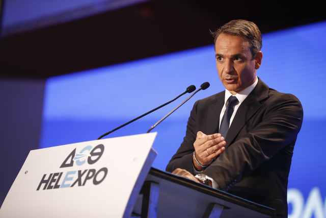 Řecký premiér Kyriakos Mitsotakis.