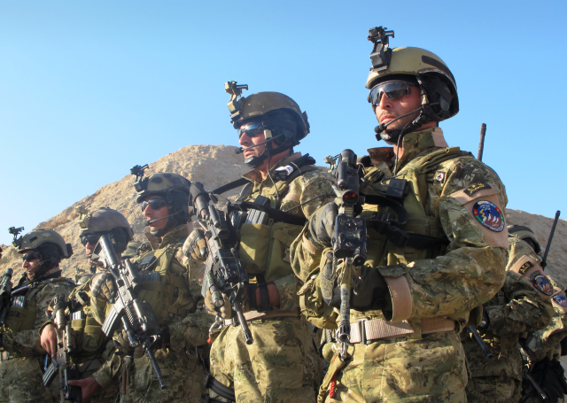 Afghánští vojáci.