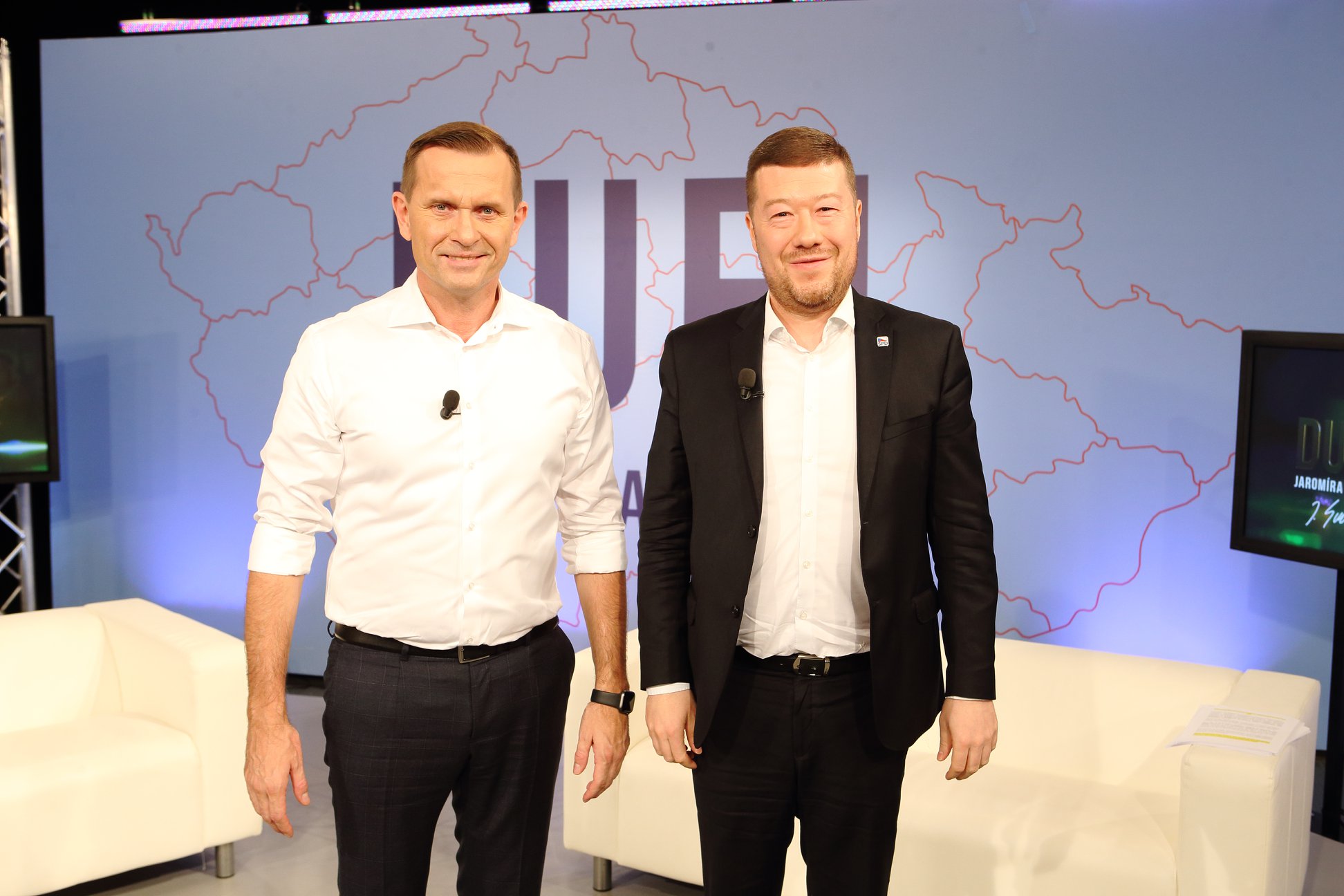 Jaromír Soukup s Tomiem Okamurou. 