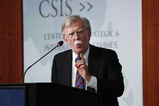 Bývalý bezpečnostní poradce Bílého domu John Bolton.