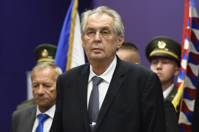 Prezident Miloš Zeman.