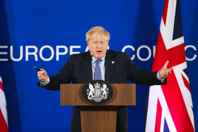 Britský premiér Boris Johnson.
