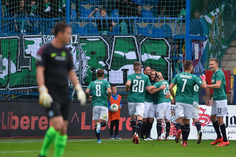 Fotbalisté Liberce dvakrát dotáhli ztrátu a ve 13. kole první ligy remizovali s Jabloncem.