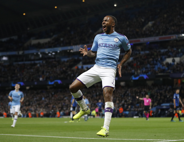 Útočník Manchester United Raheem Sterling.