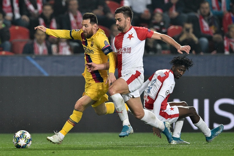Gladiátor s "psycho" gesty. Slávista David Hovorka zaujal svět.