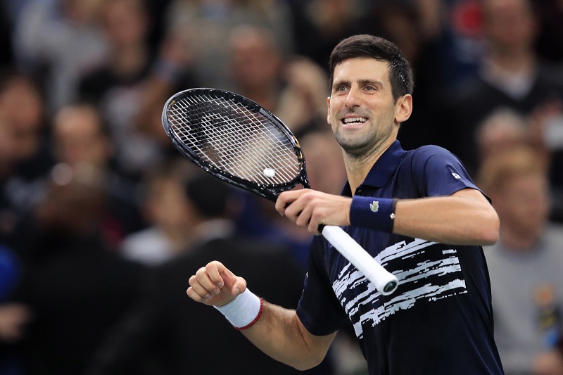 Novak Djokovič vyhrál už popáté turnaj v Paříži. 