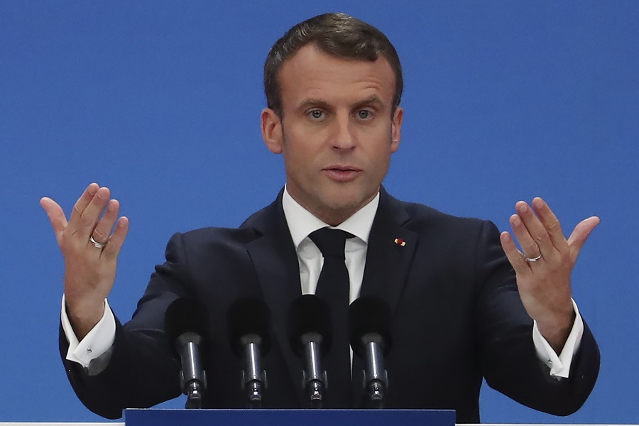 Francouzský prezident Emmanuel Macron.