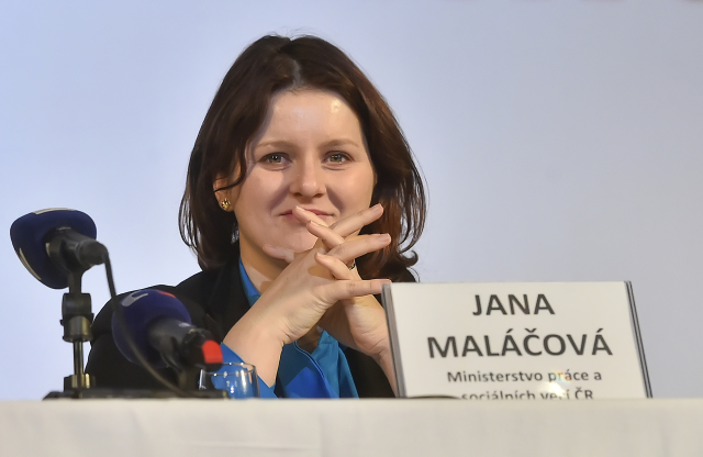 Ministryně práce Jana Maláčová (ČSSD).