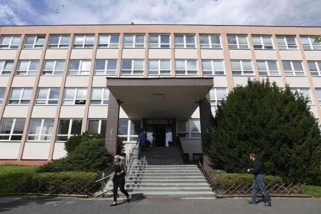 Jedna z budov Akademie věd.