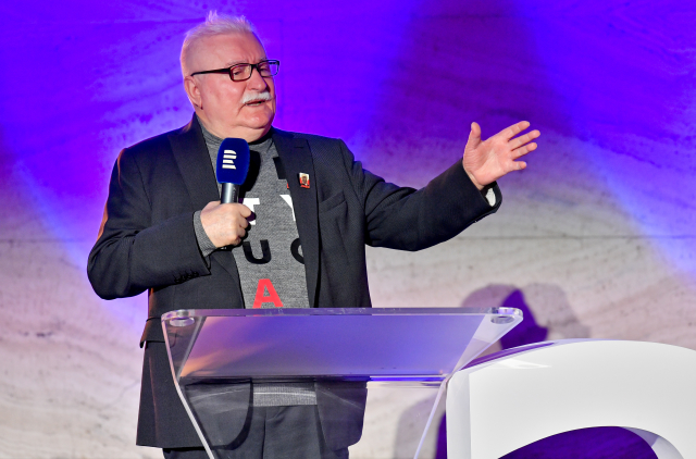 Bývalý polský prezident Lech Walesa.