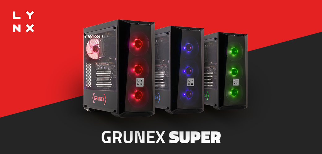 SUPER grafické karty hrají prim v nových sestavách LYNX Grunex