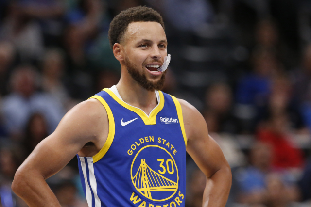 Basketbalová hvězda Stephen Curry.