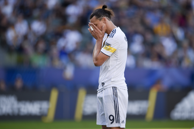 Zlatan Ibrahimovič v dresu LA Galaxy.
