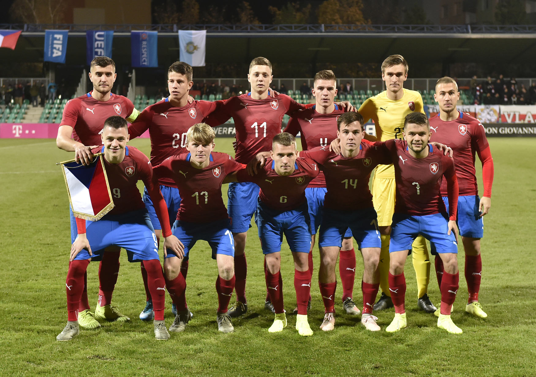 České fotbalová reprezentace do 21 let.