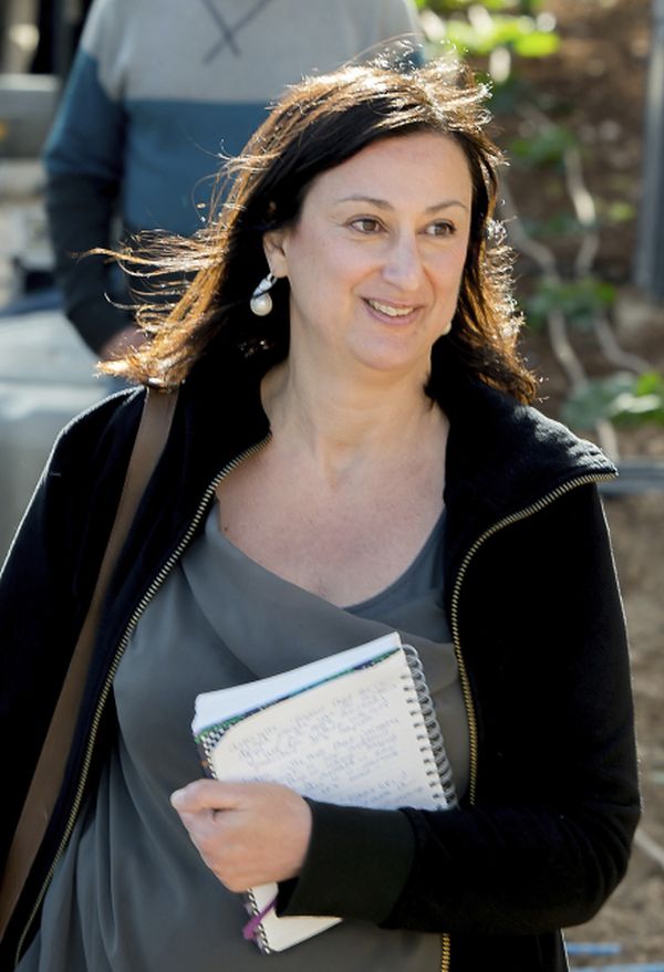 Novinářka Daphne Caruanaová Galiziová. 