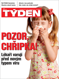 Obálka Týdne.