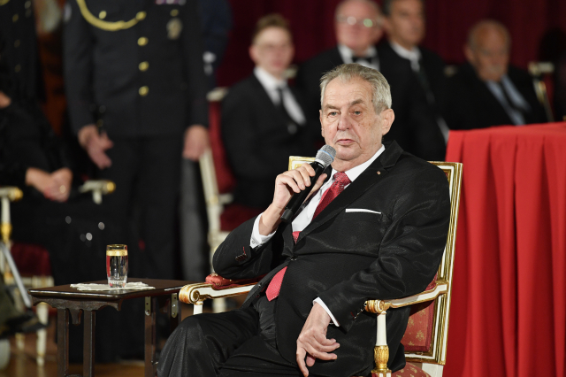 Prezident Miloš Zeman.