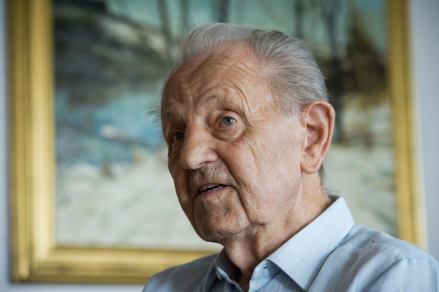 Generální tajemník komunistické strany Československa Miloš Jakeš.