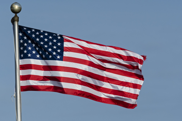 Vlajka USA. 