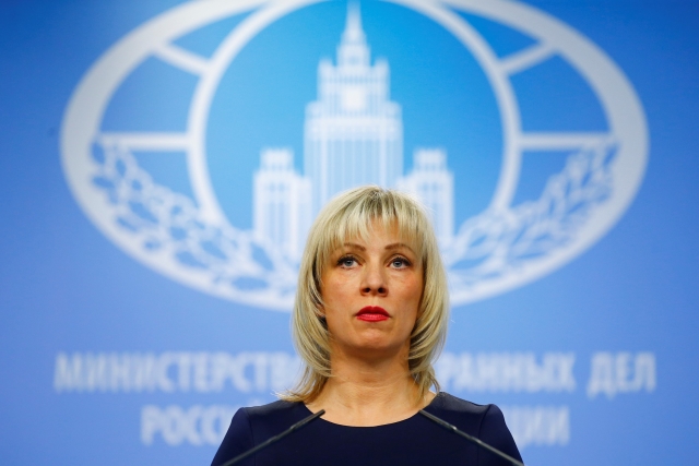 Mluvčí ruské diplomacie Marija Zacharovová. 