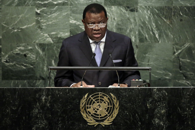 Hage Geingob.