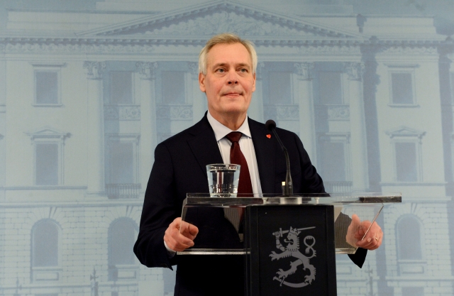 Finský premiér Antti Rinne.