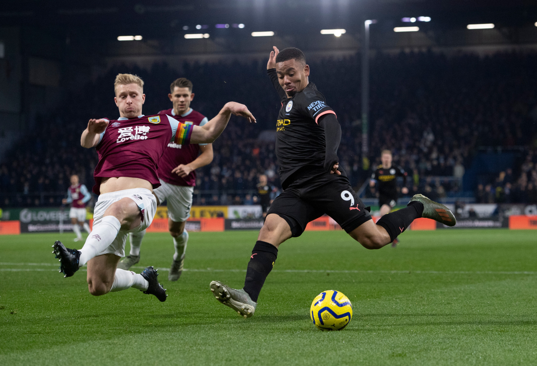 Utkání Burnley - Manchester City.