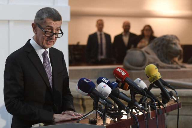 Premiér Andrej Babiš. 
