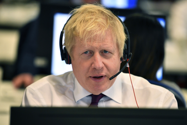 Premiér Boris Johnson.