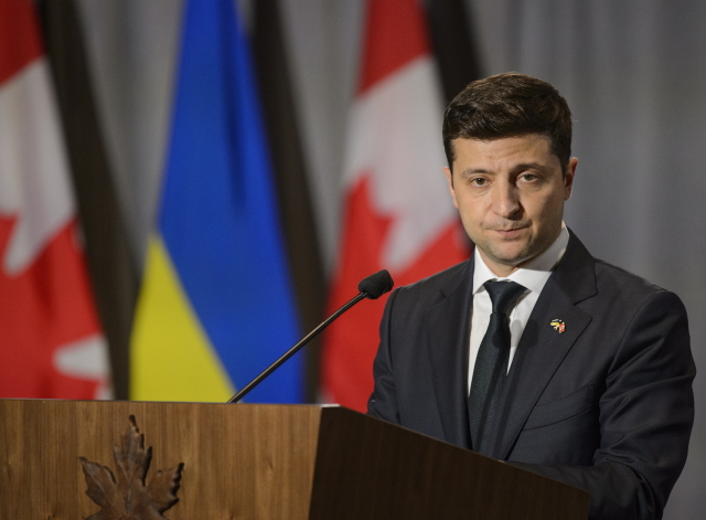 Ukrajinský prezident Volodymyr Zelenskyj.