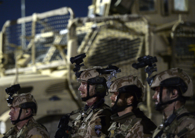 Česká armáda na spojenecké základně Bagrám v Afghánistánu.