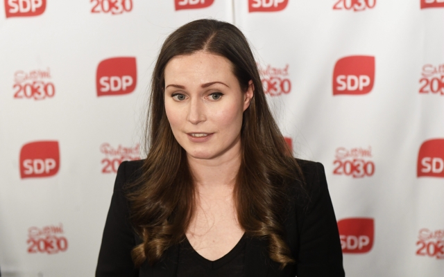 Finská ministryně dopravy a komunikací Sanna Marinová.