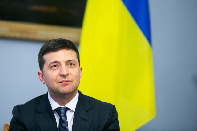 Ukrajinský prezident Volodymyr Zelenskyj.