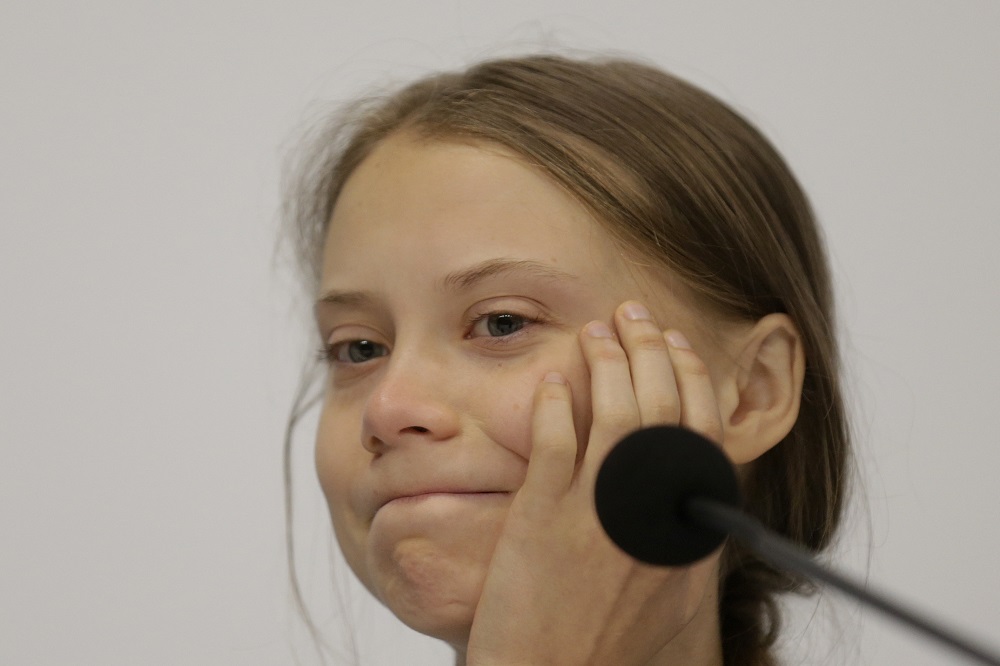 Aktivistka Greta Thunbergová.