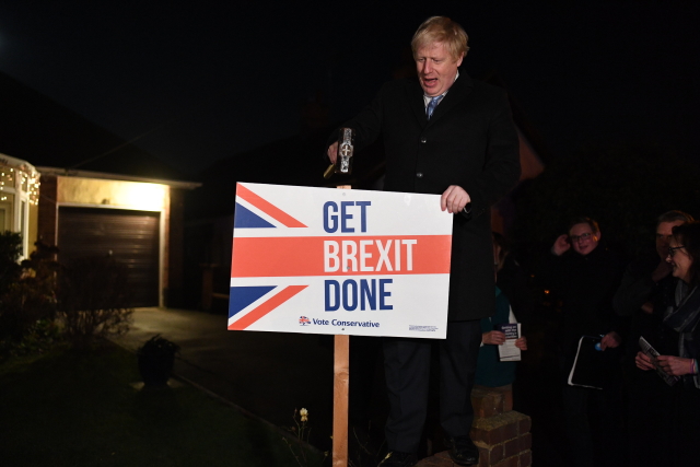 Premiér Boris Johnson.