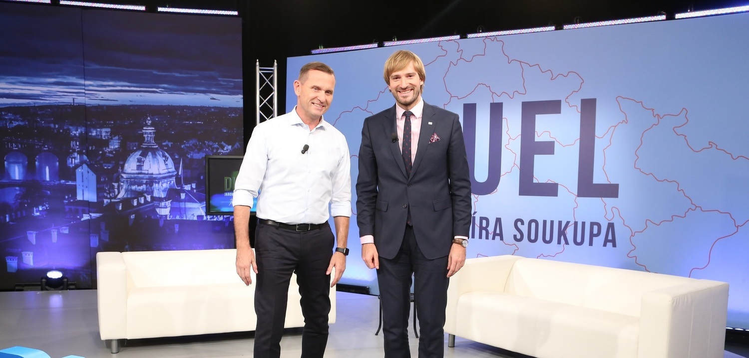 Duel Jaromíra Soukupa s ministrem Adamem Vojtěchem.