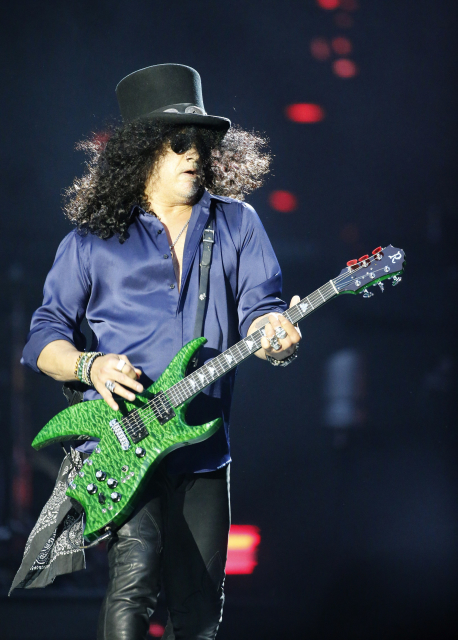 Kytarista Slash z Guns N' Roses.